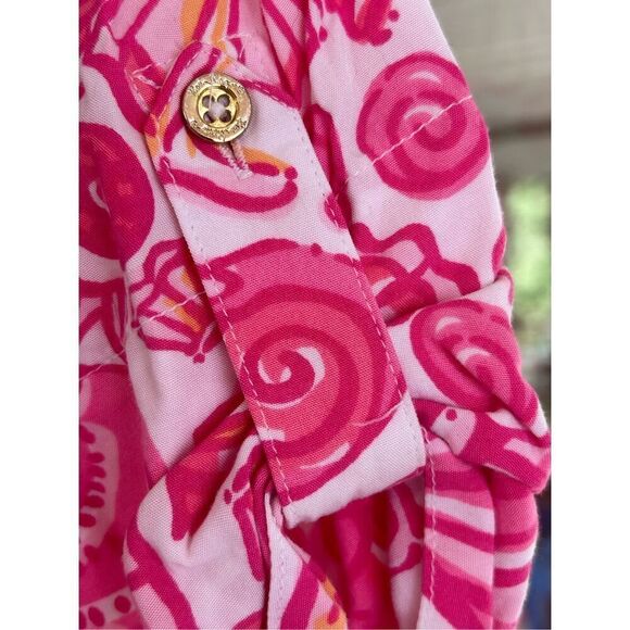 Lilly Pulitzer seashell pink/white print Size L - Picture 3 of 5